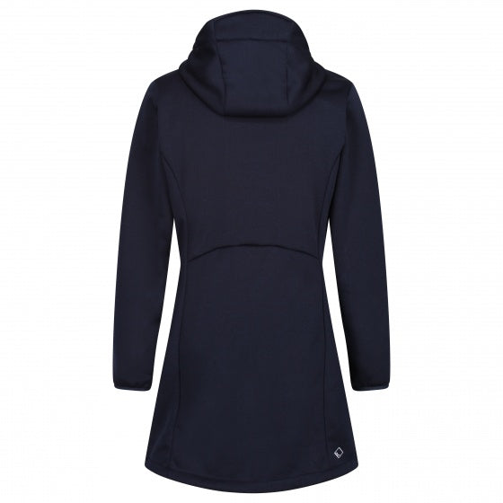 softshell jack Hawnby dames blauw maat S