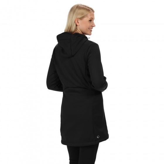 softshell jack Hawnby dames zwart maat XS