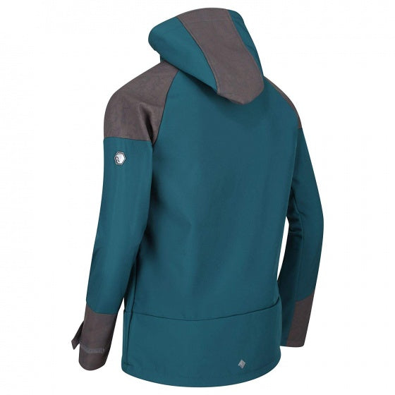 softshell jas Hewitts V heren donkergroen maat S