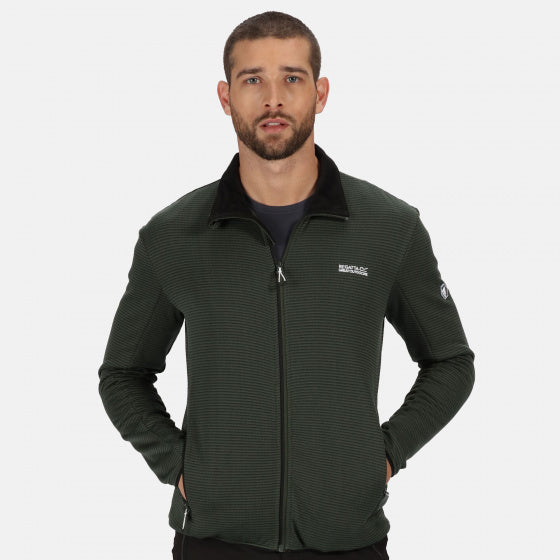 softshelljas Highton Lite heren polyester donkergroen mt S