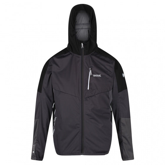 softshelljas Tarvos IV heren polyester zwart maat S