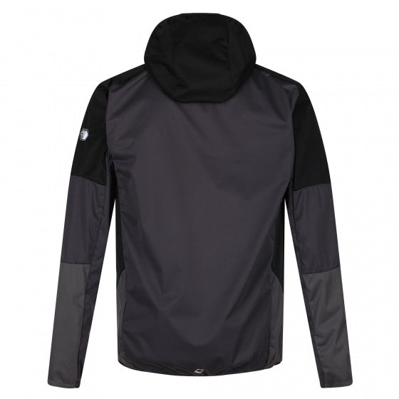 softshelljas Tarvos IV heren polyester zwart maat S