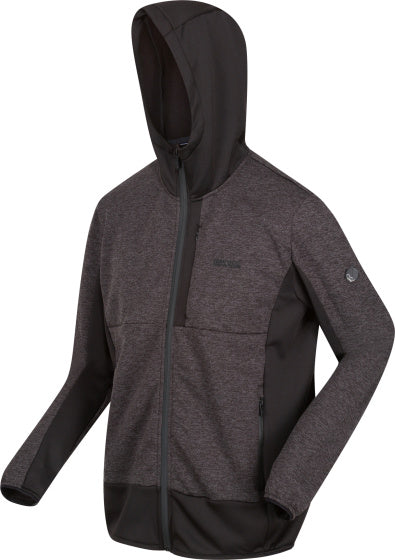 Regatta Bresdon softshelljas heren zwart/grijs maat M