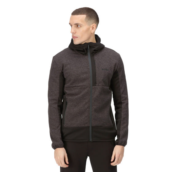 Regatta Bresdon softshelljas heren zwart/grijs maat M