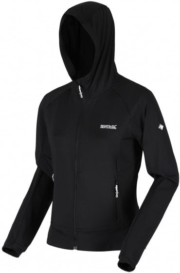 softshelljas Cuba dames polyester zwart maat 40