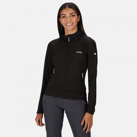 softshelljas Cuba dames polyester zwart maat 40