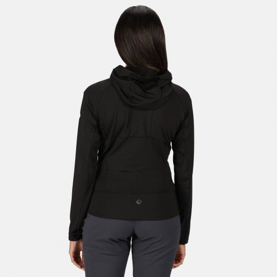 softshelljas Cuba dames polyester zwart maat 34