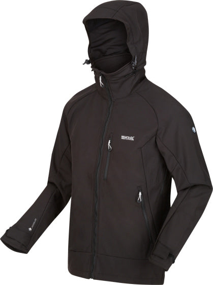 Hewitts VII softshelljas heren zwart maat L
