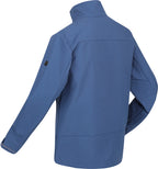 Overmoor softshelljas heren blauw maat S
