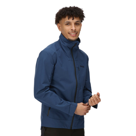 Regatta Overmoor softshelljas heren blauw maat L