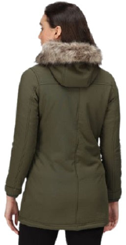 softshelljas Sunaree dames groen maat 44
