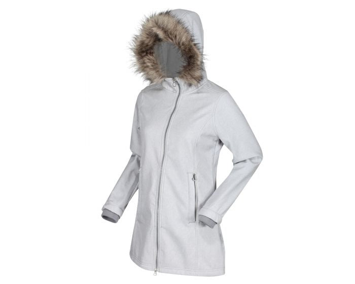 softshelljas Sunaree dames wit maat 40