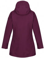 outdoorjas Denbury 3-in-1 dames polyester paars maat 34