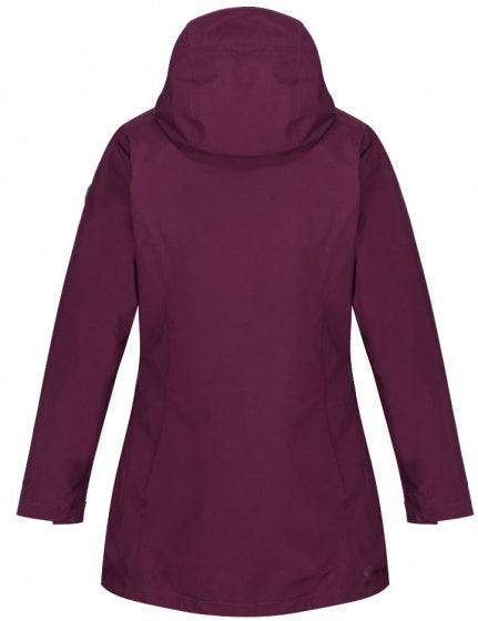 outdoorjas Denbury 3-in-1 dames polyester paars maat 34