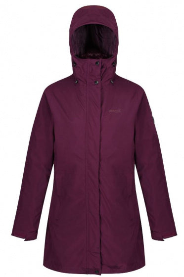 outdoorjas Denbury 3-in-1 dames polyester paars maat 34