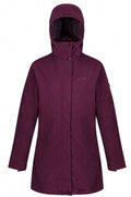 outdoorjas Denbury 3-in-1 dames polyester paars maat 34