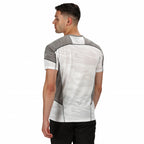 sportshirt Camito Active heren polyester wit/grijs mt XXL