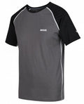sportshirt Tornell heren merino/polyester grijs mt XXL
