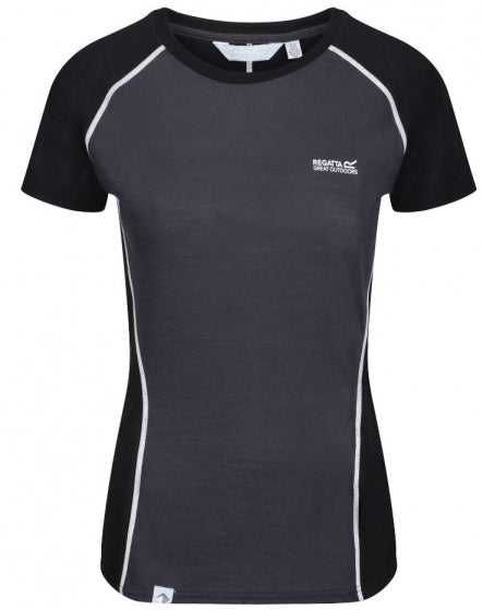 sportshirt Tornell II dames wol/polyester grijs mt 42