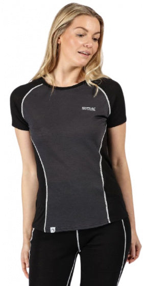 sportshirt Tornell II dames wol/polyester grijs mt 42