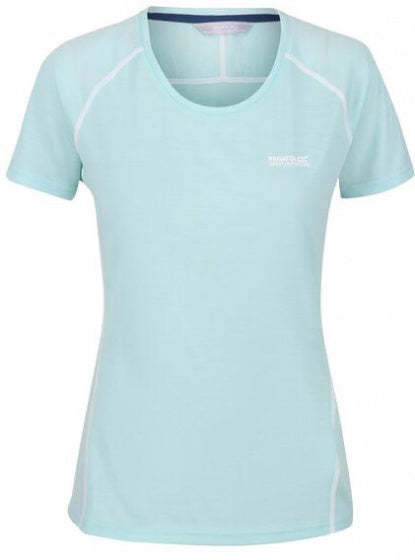 sportshirt Tornell II dames wol/polyester aqua maat 46