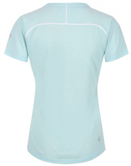 sportshirt Tornell II dames wol/polyester aqua maat 46