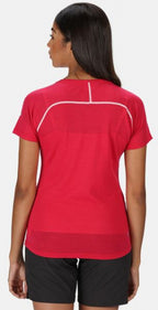 sportshirt Tornell II dames wol/polyester rood mt 46
