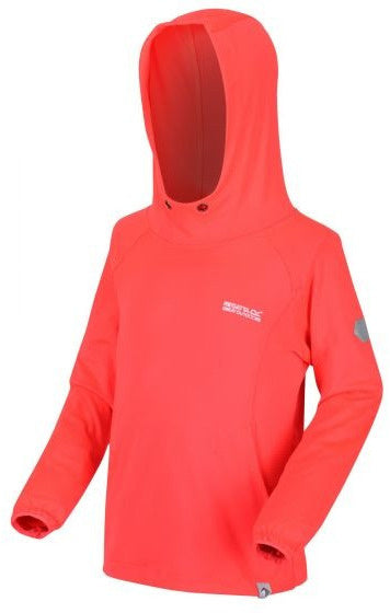sweatshirt Eugina junior polyester/elastaan roze maat 158