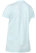 T-shirt Fingal dames polyester aqua maat 44