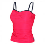 tanktop Aceana II dames polyamide donkerroze maat 44
