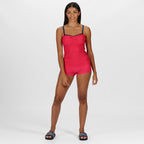 tanktop Aceana II dames polyamide donkerroze maat 44