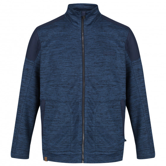 vest Carlyle navy heren polyester maat S