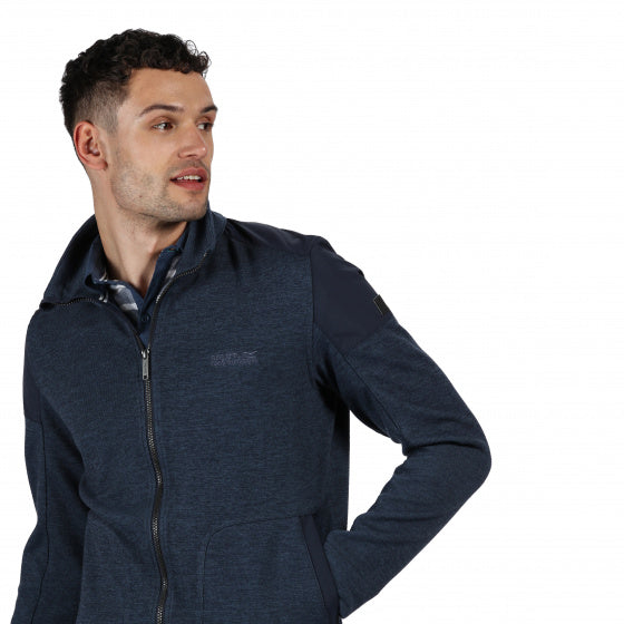 vest Carlyle navy heren polyester maat S