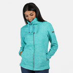vest Evanna dames polyester lichtblauw maat 34