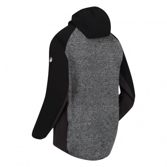 Regatta Vest Garn heren viscose/wol zwart/grijs maat M
