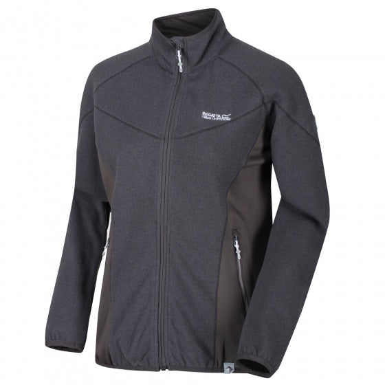 outdoorvest Kestor dames wol/polyester grijs maat XL