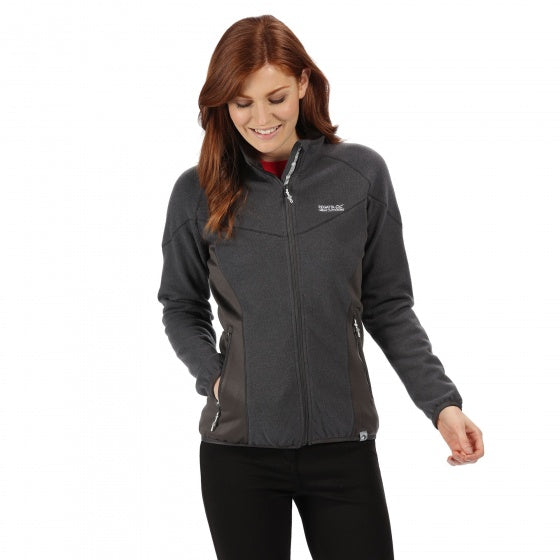 Regatta Outdoorvest Kestor dames wol polyester grijs maat XXS