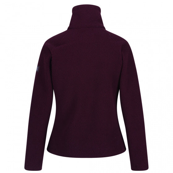 fleecevest Zaylee dames donkerrood maat 34