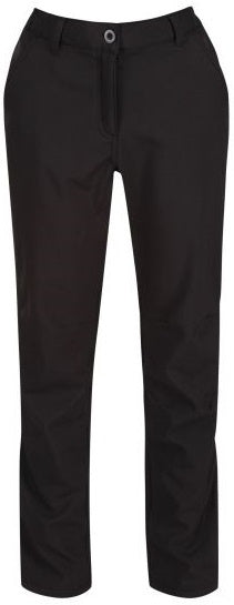wandelbroek Fenton Softshell dames 84 cm zwart maat 40