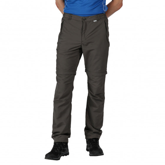 wandelbroek Leesville heren 81 cm polyamide grijs mt 44