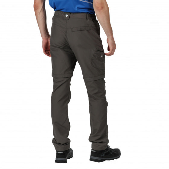 wandelbroek Leesville heren 81 cm polyamide grijs mt 44