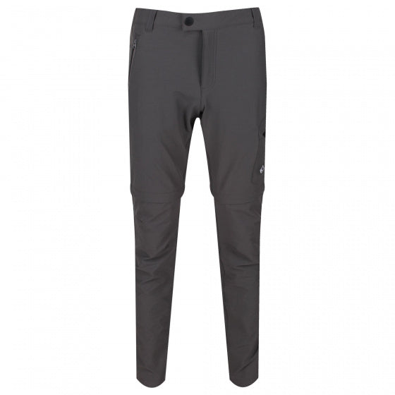 wandelbroek Highton heren polyamide donkergrijs mt 44