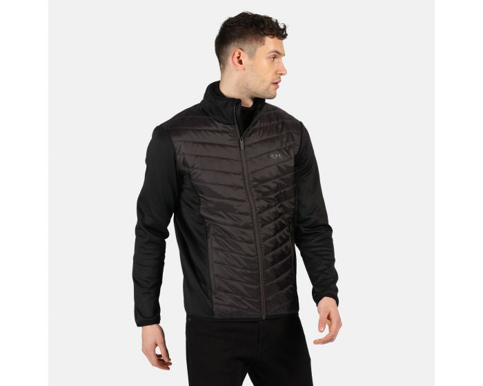 3-in-1 wandeljack Shrigley heren polyester zwart mt XL