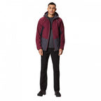 jas Whitlow Stretch heren bordeaux/grijs maat XXXL
