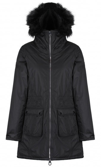 winterjas Lucasta Parka dames zwart maat 36