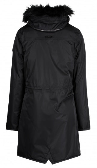 winterjas Lucasta Parka dames zwart maat 36