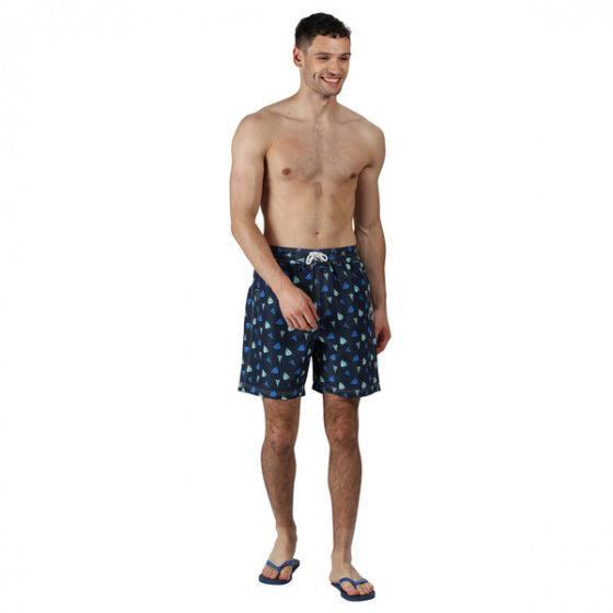 zwembroek Hadden II heren polyester donkerblauw maat S