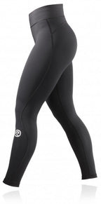 compressietight UD Runner's Knee dames zwart maat L