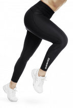 compressietight UD Runner's Knee dames zwart maat L
