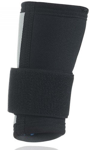 polsbrace Power Line links 5 mm neopreen grijs maat S